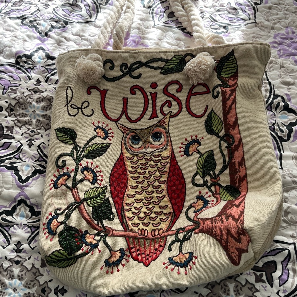 Wise owl bag